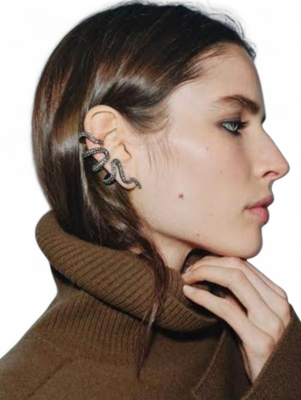 ZARA Pack of 2 Sparkly Earcuffs